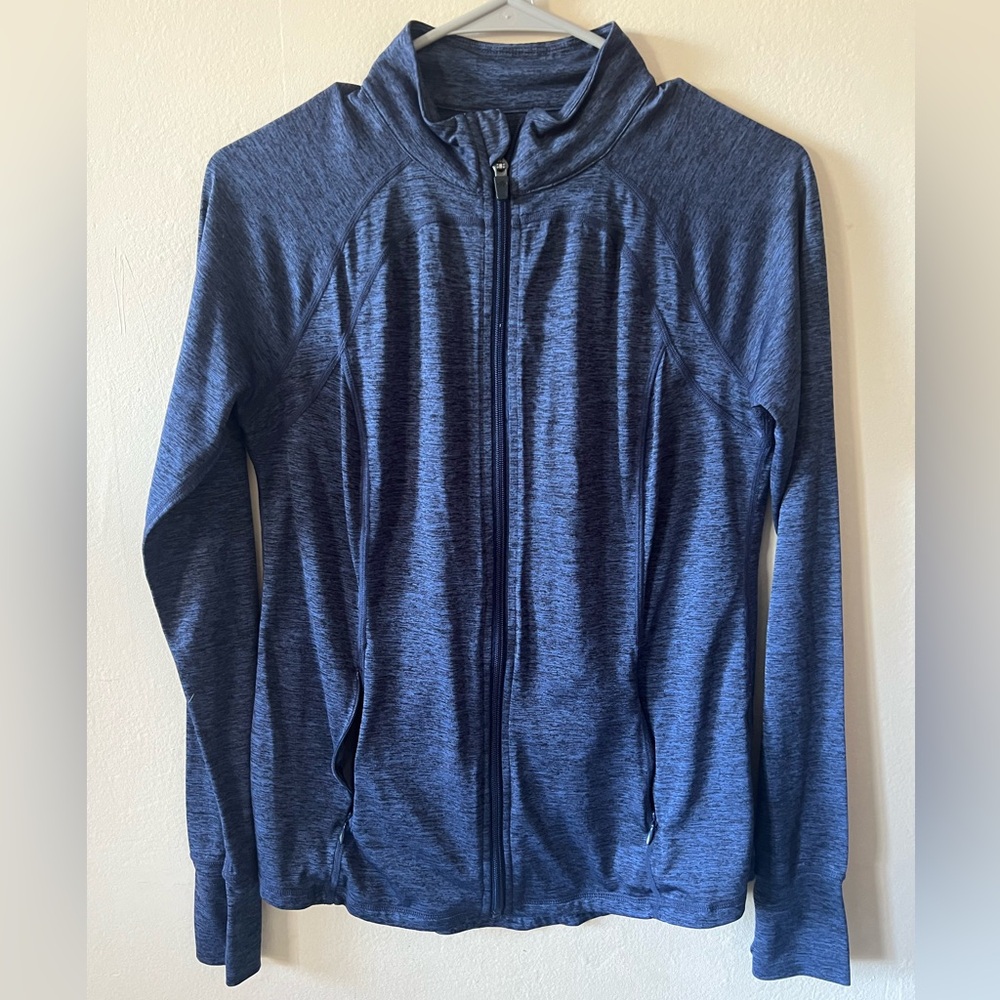 Ideology Lightweight Blue Full-Zip Jacket